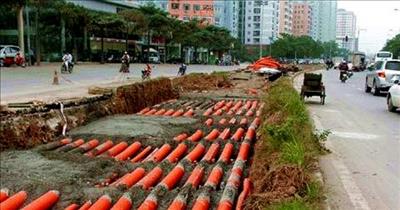 Hà Nội: Hạ ngầm 100% cáp điện lực, thông tin tại các khu vực phát triển đô thị