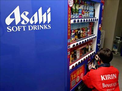 Asahi Soft Drinks (Nhật Bản) sẽ thí điểm 30 máy bán hàng tự động có thể hấp thụ CO2
