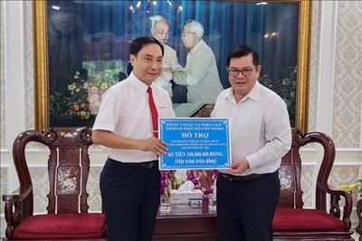 EVNHCMC hỗ trợ 100 triệu đồng cho các gia đình gặp nạn trong vụ cháy chung cư mini tại Hà Nội