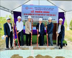 Triển khai dự án Đường dây và Trạm biến áp 110kV Hậu Lộc 2, tỉnh Thanh Hóa