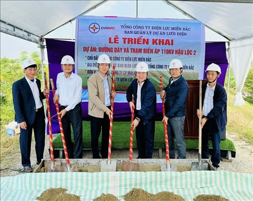 Triển khai dự án Đường dây và Trạm biến áp 110kV Hậu Lộc 2, tỉnh Thanh Hóa