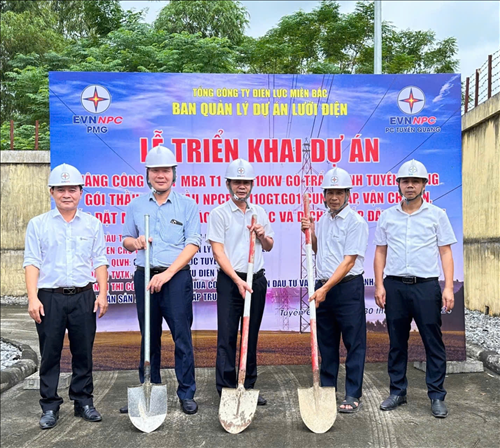 Triển khai thi công dự án Nâng công suất MBA T1 TBA 110KV Gò Trẩu, tỉnh Tuyên Quang