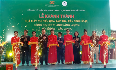 Nhà máy xử lý rác thải '4 không’ đầu tiên tại Việt Nam được khánh thành tại Yên Dũng (Bắc Giang)