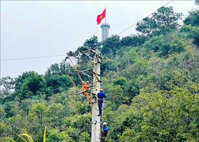 PC Hà Giang nỗ lực đảm bảo cung ứng điện trong thời tiết cực đoan