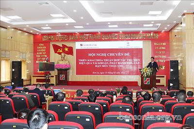 Agribank Chi nhánh tỉnh Sơn La triển khai thỏa thuận hợp tác với PC Sơn La