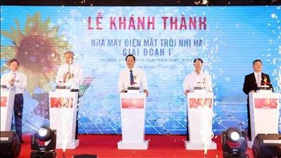 Nhi Ha solar power plant inaugurated in Ninh Thuan