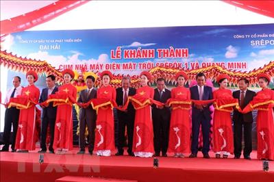 Solar power complex inaugurated in Dak Lak province