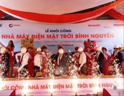 Starting the construction of Binh Nguyen Solar Power Project