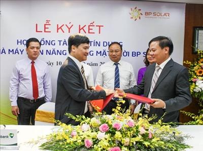 Vietcombank finances 785 billion VND for BP Solar 1 Power Project