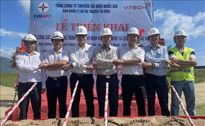 Construction implementation of Ninh Hoa 220kV Substation Project (Khanh Hoa) and its connection lines