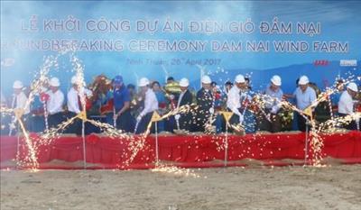 Wind power plant built in Ninh Thuan