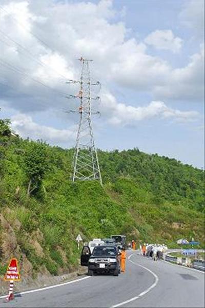 The Central High-voltage Power Company (PC3) rehearses the flood prevention for 2008 