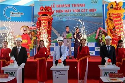  First solar power plant in Binh Dinh inaugurated