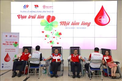 Thông cáo báo chí EVN triển khai chương trình hiến máu tình nguyện- Tuần lễ hồng EVN lần thứ IX