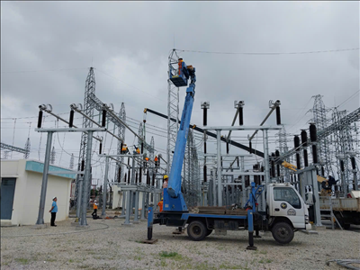 Đóng điện Dự án “Lắp đặt 02 ngăn lộ 110kV tại trạm biến áp 220kV Mỹ Xuân”