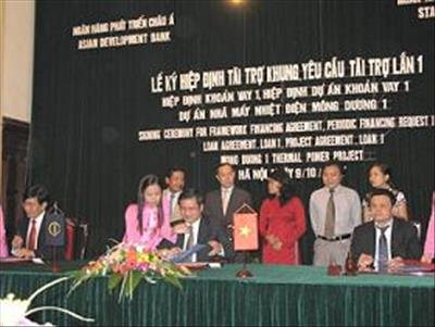 Sign Agreement on financing Mong Duong Thermal Power No.1 Project with USD 931 million