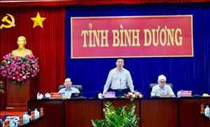 Phó thủ thướng Chính phủ Trần Hồng Hà làm việc với UBND tỉnh Bình Dương