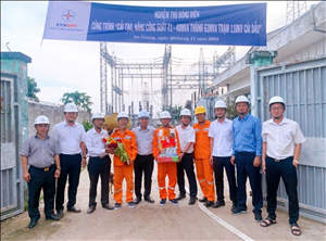 Nghiệm thu đóng điện Công trình cải tạo, nâng công suất Máy biến áp T1 Trạm 110kV Cái Dầu (An Giang)