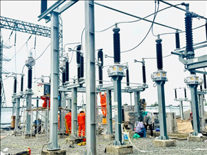 Đóng điện đưa vào vận hành công trình 110kV tại tỉnh Đồng Tháp