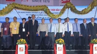 Vietnam’s largest solar farm inaugurated in Tay Ninh province