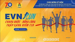 Công đoàn Điện lực Việt Nam tổ chức giải chạy Online 