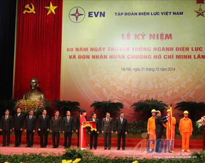 Tập đoàn Điện lực Việt Nam đón nhận Huân chương Hồ Chí Minh lần thứ 2