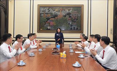 Ban Thường vụ Đảng ủy EVN hội kiến Phó Chủ tịch nước Đặng Thị Ngọc Thịnh 