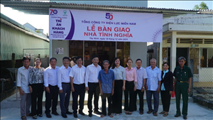 EVNSPC trao tặng Nhà tình nghĩa tại tỉnh Tây Ninh