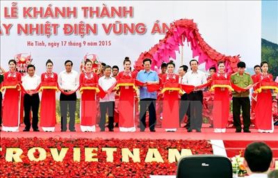 PM attends Vung Ang 1 thermo-power plant inaugural ceremony