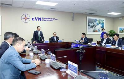 Chủ tịch Ủy ban Quản lý vốn Nhà nước tại doanh nghiệp làm việc với Tập đoàn Điện lực Việt Nam