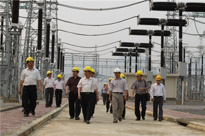 The Chairman of EVN NPT checked the organization and operation work of the electricity transmission grids in the Northwest region